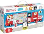BANANA PANDA Puzzle mare - camion de pompieri Puzzle