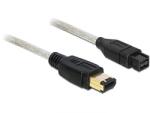 Delock FireWire кабел 2, 0m 9t/6t