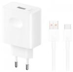 Honor Зарядно устройство HONOR SuperCharger за захранване от електрическата мрежа, USB гнездо 80 W, бързо зарядно устройство + кабел Type-C, БЯЛО HN-200400E00 (HN-200400E00)