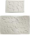  L' essentiel Maison Bathmat Set (2 Pieces) Multicolor Parma - Ecru