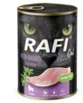 RAFI Cat Adult nyúllal 400 g nedves táplálék ivartalanított macskák számára