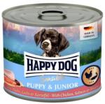 Happy Dog Sensible Puppy Junior Csirke, lazac és burgonya 200 g nedves táplálék kölyökkutyák és fiatal kutyák számára