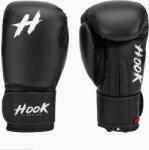 Hook fighting Готови за бой кожени боксови ръкавици черни