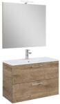 Ceramia Lea Fürdőszobabútor szett mosdóval 81, 4x55x41, 7 cm tölgy LEASET80D (RE670098007050)
