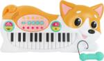 Produs de Import Catelus corgi, orga interactiva cu microfon Instrument muzical de jucarie