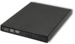 Qoltec 51858 External DVD-RW recorder |USB 2.0|Black