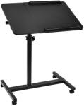 Maclean mobile desk/laptop stand, black, height adjustment 59-89cm, max. 30kg , MC-121 B
