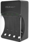  Qoltec 50653 Battery Charger for Ni-MH type R03/AAA R6/AA Incarcator baterii