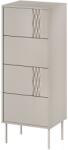 Cama 4S TRESSE chest of drawers 50x40x125 cashmere matt Comoda