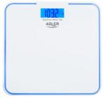  Bathroom scale ADLER AD 8183 with edge lighting White Cantar baie