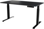  Desk with electric height adjustment MOON LONG 150x80x72-120 black/anthracite
