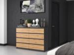 Topeshop M8 140 ANT/ART KPL chest of drawers Comoda