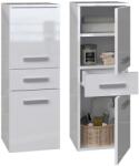 Topeshop NEL V DDS BIEL POŁ bathroom storage cabinet White