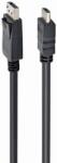 Gembird CC-DP-HDMI-3M DisplayPort to HDMI cable (not bi-directional), 3m, black