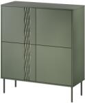 Cama 4D chest of drawers TRESSE 100x40x110 matte green Comoda