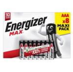 Energizer MAX tartós elem AAA, alkáli, 8db/csomag E303324100 (E303324100)