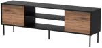  Cama EF CORTINA TV cabinet 180x40x60 black/walnut