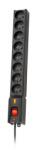 Lestar 1966004062 power extension 5 m 230 AC outlet(s) Indoor Black