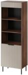  Cama 3 ALMERA bookcase 60x42x185 walnut/cashmere Raft