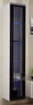  Cama Glass-case VIGO '180' 180/40/30 white/black gloss Bufet