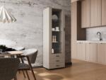  Cama S1 SOHO display cabinet 60x41x192 cashmere + black Bufet