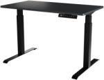  Desk with electric height adjustment MOON 121x67x72-120 black/anthracite