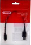 Unitek Cable Usb-c - Usb-a 3.1, M/m, 0.25m, Y-c490bk