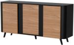  Cama VOLARE chest of drawers 151 x 39 x 75 cm black/walnut Comoda