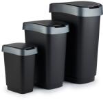 Rotho Twist Silver - trash bin - 50l Cos de gunoi