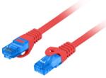 Lanberg Patchcord S/ftp Cat. 6a 1m Red Lszh