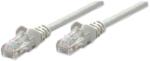 Manhattan Network Patch Cable, Cat5e, 2m, Grey, CCA, U/UTP, PVC, RJ45, Gold Plated Contacts, Snagless, Booted, Lifetime Warranty