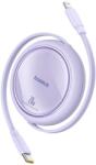 Baseus Free2Pull - 20 W USB-C to Lightning Retractable Cable, 1 m (purple)