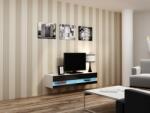  Cama TV stand VIGO NEW 30/140/40 white/black gloss