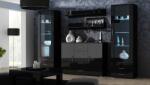  Cama display cabinet SOHO S1 black/black gloss Bufet