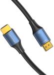 Vention Cotton Braided HDMI-A Male to Male HD Cable 8K 3M Blue Aluminum Alloy Type
