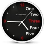 Esperanza Prague White Mechanical Clock Round Black, White