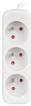 Lanberg Power Strip 1.5m Black, 3x 230v Pl