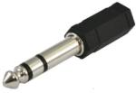  SSQ HA1 SS-1820 Adapter Jack Stereo 3, 5 mm female - Jack Stereo 6, 3 mm male Black