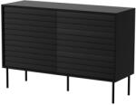 Cama CORTINA 1D3S chest of drawers 120x40x81 black Comoda