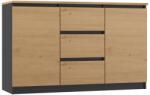 Topeshop 2D3S ANT/ART BA KPL chest of drawers Comoda
