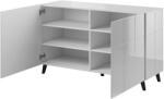 Cama sideboard 2D REJA white gloss/white gloss Comoda
