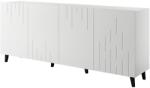  BARI chest of drawers 200x42x82 white matt Comoda