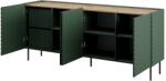  4D2SZ ONDA chest of drawers 200x45xH85 green Comoda