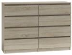 Topeshop M8 140 SONOMA chest of drawers Comoda