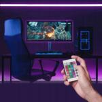 Vention RGB FPC LED light strip with 5V remote control, 2m