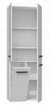 Topeshop NEL 1K DD BPOŁ bathroom storage cabinet White
