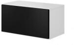  Cama full storage cabinet ROCO RO3 75/37/39 white/white/black Raft