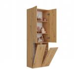 Topeshop NEL 2K DD ART KPL bathroom storage cabinet Oak