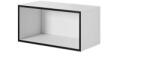  Cama open storage cabinet ROCO RO4 75/37/37 white/black Raft