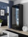  Cama display cabinet SOHO S6 2D2S black/black gloss Bufet